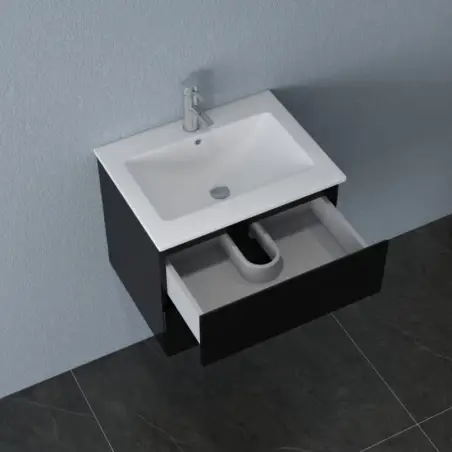 Nortiq Brazil møbelpakke m/skuffer, 60 cm, Mat sort