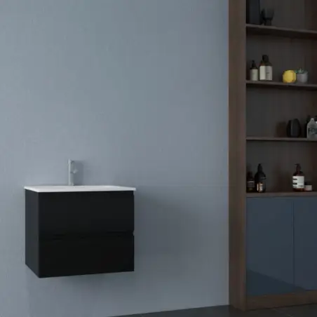 Nortiq Brazil møbelpakke m/skuffer, 60 cm, Mat sort