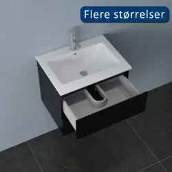 Nortiq Brazil møbelpakke m/skuffer, 60 cm, Mat sort