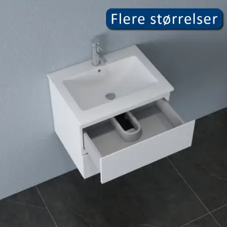 Nortiq Brazil møbelpakke m/skuffer, 60 cm, Mat hvid