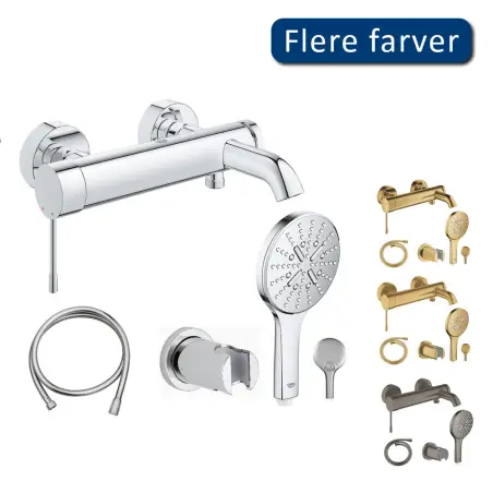 Grohe Essence New kararmatur, kompletpakke, krom
