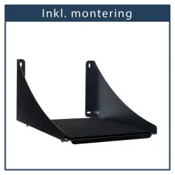 Inkl. montering vægkonsol til blødgøringsanlæg.