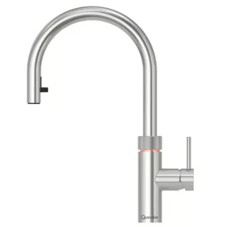 Quooker Flex Round uden beholder, rustfrit stål