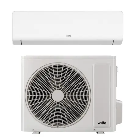Wilfa Narvik 40 komplet luft til luft varmepumpe, hvid, op til 100 m2