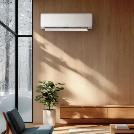 Wilfa Narvik 40 komplet luft til luft varmepumpe, hvid, op til 100 m2