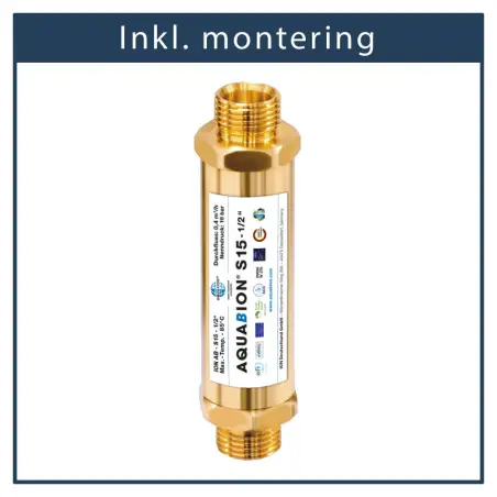 Aqua Danmark AQUABION S15, til varmtvandsinstallationer