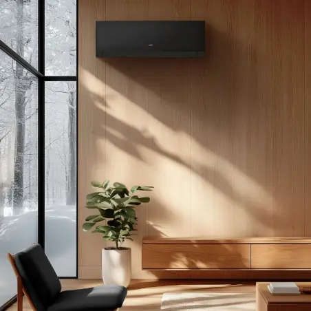 Wilfa Nordkapp 40MB komplet luft til luft varmepumpe, Sort, op til 120 m2