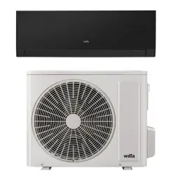 Wilfa Nordkapp 40MB komplet luft til luft varmepumpe, Sort, op til 120 m2