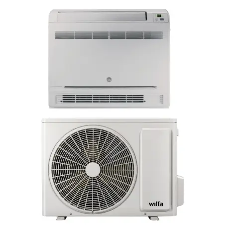 Wilfa Vega komplet luft til luft varmepumpe, gulvmodel, op til 90 m2