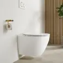 Ifø Spira Art hængeskål med soft close sæde, TurboFlush, hvid