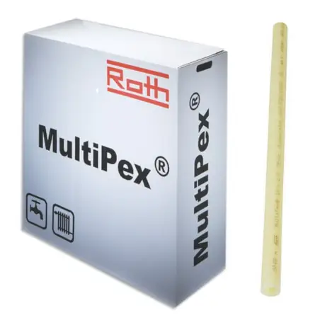 Roth Multipex rør, til vand og varme, 60 meter, 28 mm