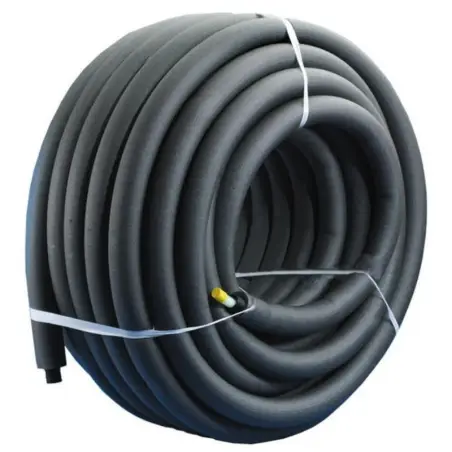 Wavin universalpex rør i rør med 20mm isolering, til vand og varme, 50 meter, 18 mm