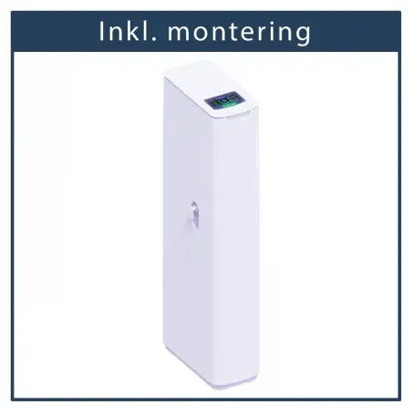 Inkl. montering, Aqua Danmark Touch SOFT 18, blødgøringsanlæg, inkl 50 kg salt, op til 9 personer
