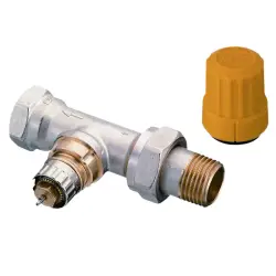 Danfoss RA-UR returventil 3/8" ligeløbende, 013G3298