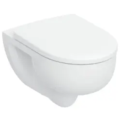 Geberit Renova væghængt toilet, hvid, inkl. sæde med softclose