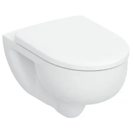 Geberit Renova væghængt toilet, hvid, inkl. sæde med softclose