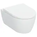Geberit Icon væghængt toilet, inkl. sæde med Quick release & softclose, mathvid