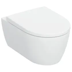 Geberit Icon væghængt toilet, inkl. sæde med Quick release & softclose, mathvid