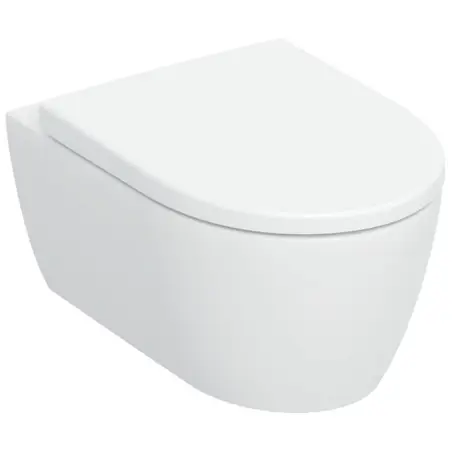 Geberit Icon væghængt toilet, inkl. sæde med Quick release & softclose, hvid