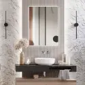 Mirall Eclipse 2, LED spejl med lys, touch og antidug, 60 x 80 cm