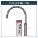 inkl. montering, Quooker Fusion Round Gun metal, inkl. Pro3 beholder