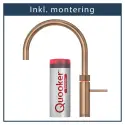 inkl. montering, Quooker Fusion Round Bruneret messing, inkl. Pro3 beholder