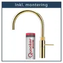 inkl. montering, Quooker Fusion Round Messing, inkl. Pro3 beholder