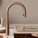 Inkl. montering, Quooker Flex Round Rose kobber, inkl. Pro3 beholder