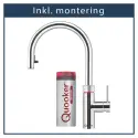 Inkl. montering, Quooker Flex Round Krom, inkl. Pro3 beholder