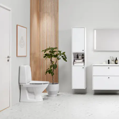 Ifø Spira Gulvstående toilet, s-lås, til limning