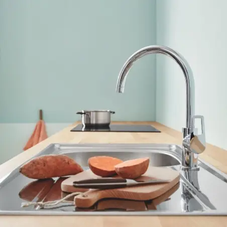 Grohe BauLoop Køkkenarmatur m/svingtud, krom