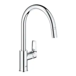 Grohe BauLoop Køkkenarmatur m/udtrækstud, krom