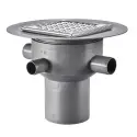 Purus Multiflex afløbskål, til beton og flisegulv, Ø110 mm