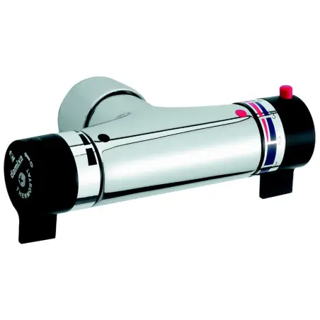 Damixa renoveringsbatteri, firkantet tap, krom