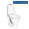 Gustavsberg Nautic 1500 toilet, uden skyllekant, hvid