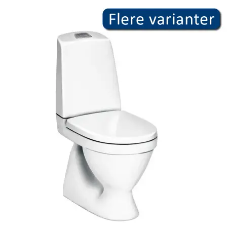 Gustavsberg Nautic 1500 toilet, uden skyllekant, hvid