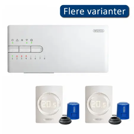 Wavin Sentio trådløs gulvvarmestyring - til 2 kredse