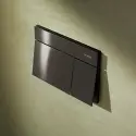 Hansgrohe iFrame Element E, betjeningsplade, børstet sort krom