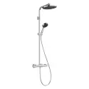 Hansgrohe Activera S Showerpipe 240 brusesæt, Ecosmart, Krom