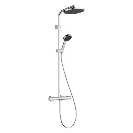 Hansgrohe Activera S Showerpipe 240 brusesæt, Ecosmart, Krom
