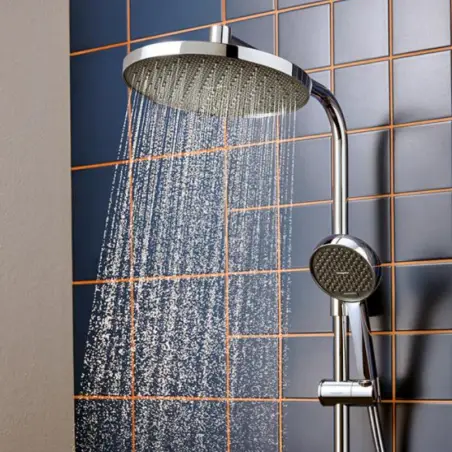 Hansgrohe Activera S Showerpipe 240 brusesæt, Ecosmart, Krom