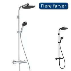 Hansgrohe Activera S Showerpipe 240 brusesæt, Ecosmart, Krom