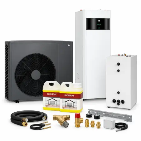 Inkl. montering Gastech CTC luft til vand varmepumpe 12kW