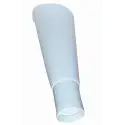 Overløbstragt 32mm Hvid